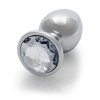 Round Gem Butt Plug - Large